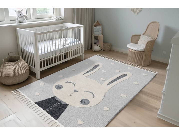 Kinderteppich My Fano Rahe 160 x 230cm Grau/Beige