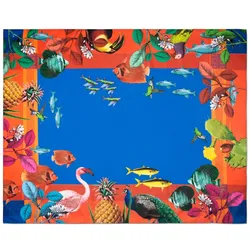 Excelsa Tischdecke Rhapsody Baumwolle 140x180 cm Bunt
