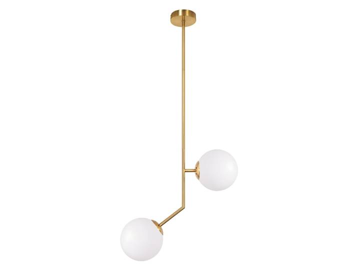 Suspension en fer doré 41x15x92cm g9