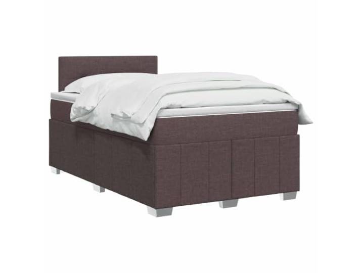 vidaXL Boxspringbett mit Matratze Dunkelbraun 120 x 190 cm Stoff Passt die Unterstützung an deine gewünschte Höhe an, Beleuchte deinen Raum mit flexibler Beleuchtung, Bietet ausgewogene