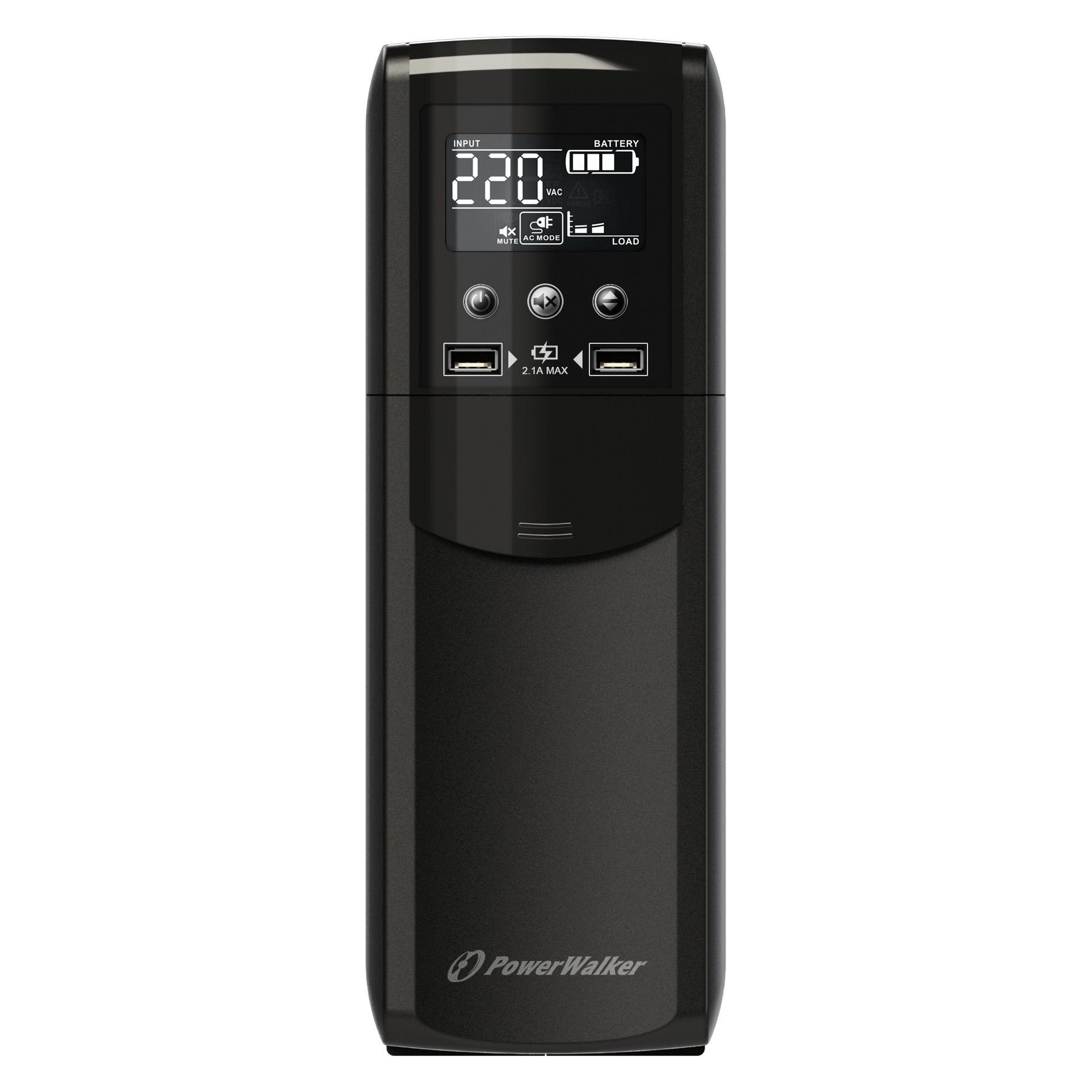 Powerwalker VI 600 CSW IEC (600 VA, 360 W, Line-Interaktiv USV) (10121120)