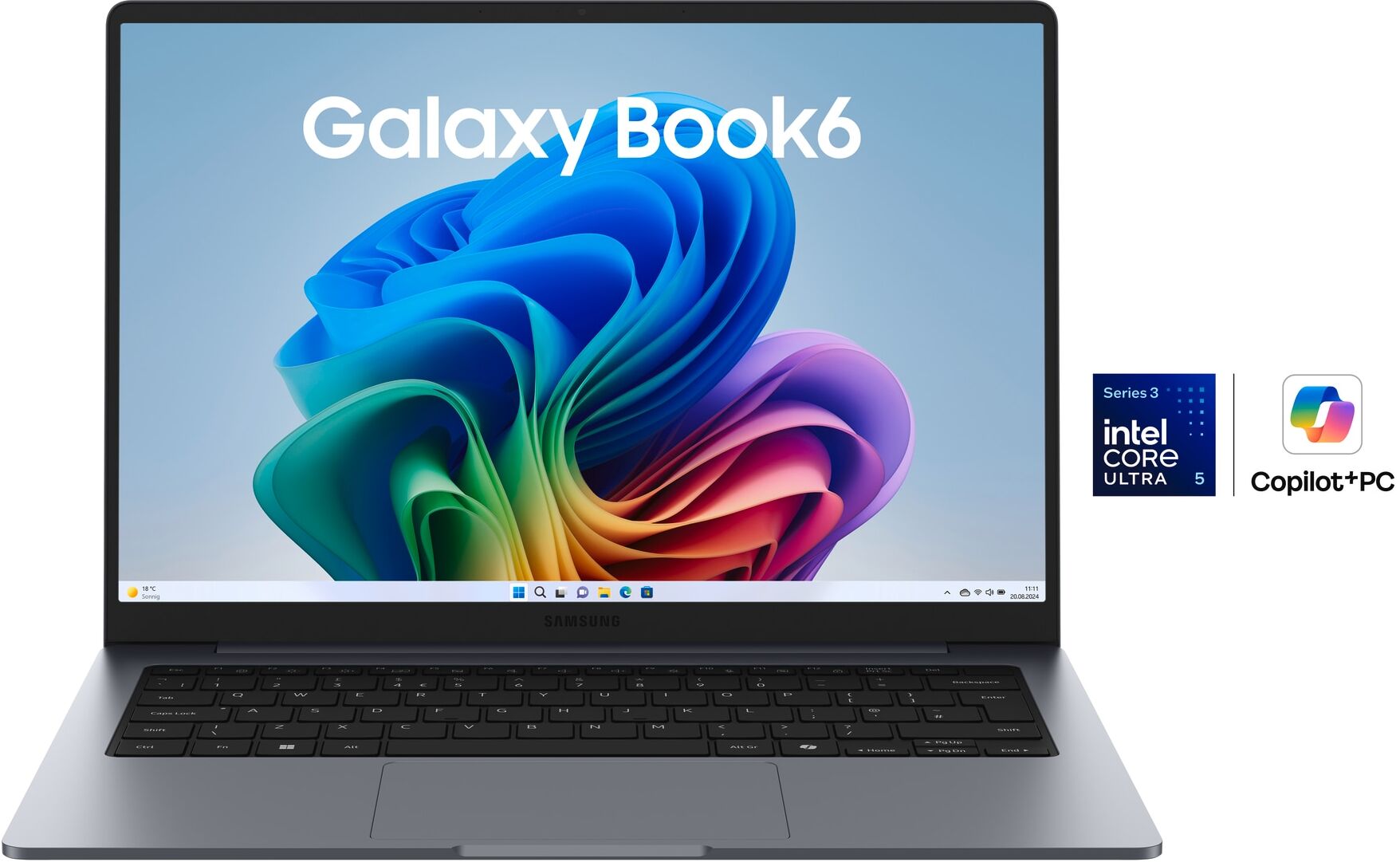 Samsung Notebook "Galaxy Book6 NP740V", grau, 16 GB RAM 512 GB SSD, Core Ultra 5, Microsoft Windows 11 Home, Notebooks, Notebook