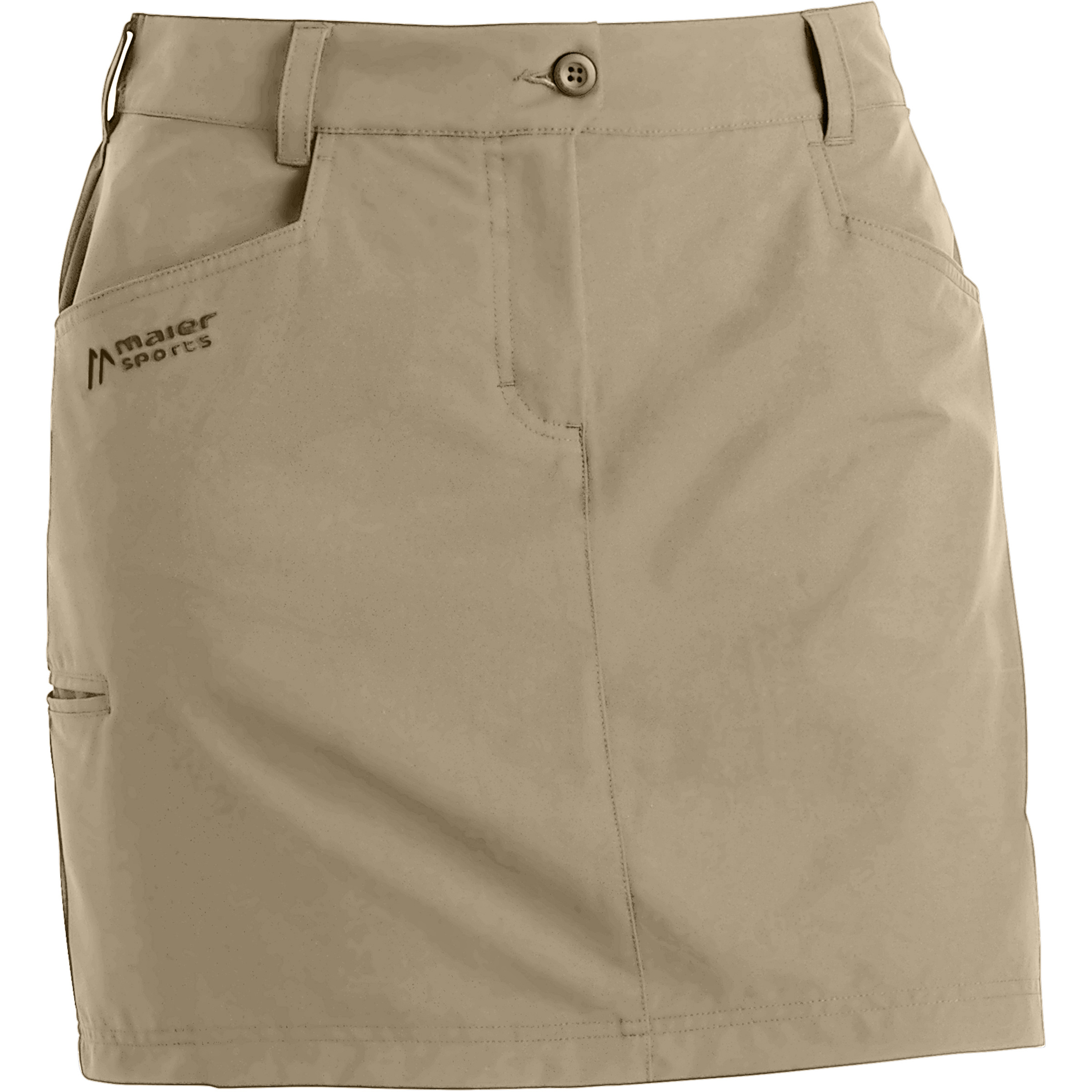 Maier Sports Lulaka Skort Damen Röcke beige Größe XXL Trekking Windabweisend Wasserabweisend
