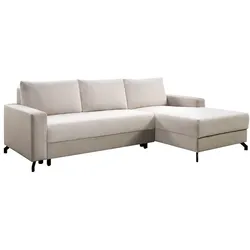 Exxpo by Gala Ecksofa mit Funktion Quattro Stoff Sand / Ecru