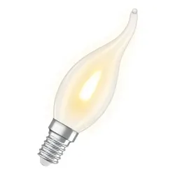 OSRAM E14 LED Classic BA35 Flame 1W 1800K 35lm matt – Flammeneffekt Lampe