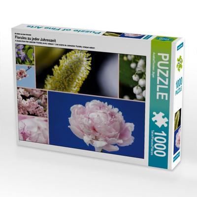 CALVENDO Puzzle Ein Motiv aus dem Kalender Florales zu jeder Jahreszeit | 1000 Teile Lege-Größe 64x48cm Foto-Puzzle für glückliche Stunden