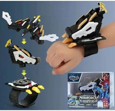 Useful Little Things Transforming Dinosaur Robot Watch Toy g