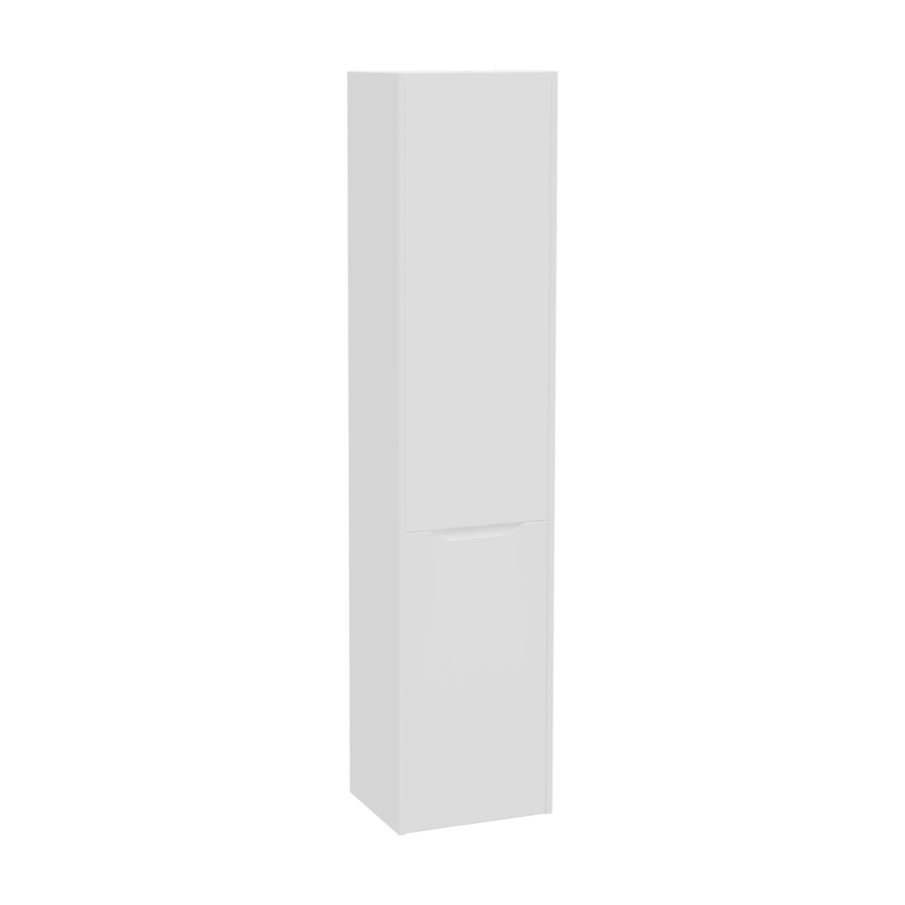 VitrA New Integra Square Hochschrank mit Wäschekorb 40 x 35 x 180 cm (BxTxH) Weiß Matt,80310 80310