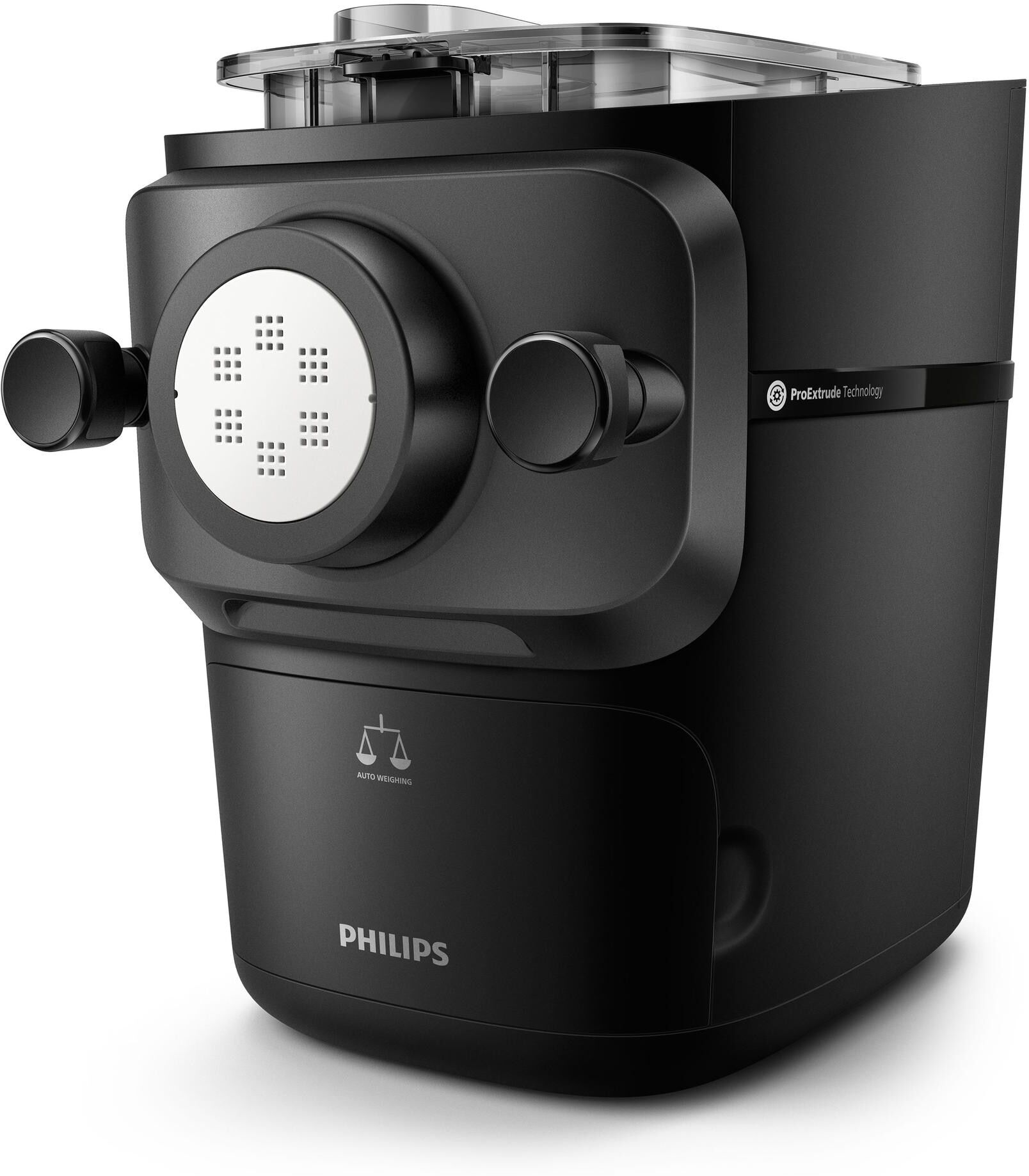 Philips Nudelmaschine "HR2665/96", schwarz, B:22,9cm H:32,2cm T:32,7cm, Nudelmaschinen, Nudelmaschine schwarz Einheitsgröße