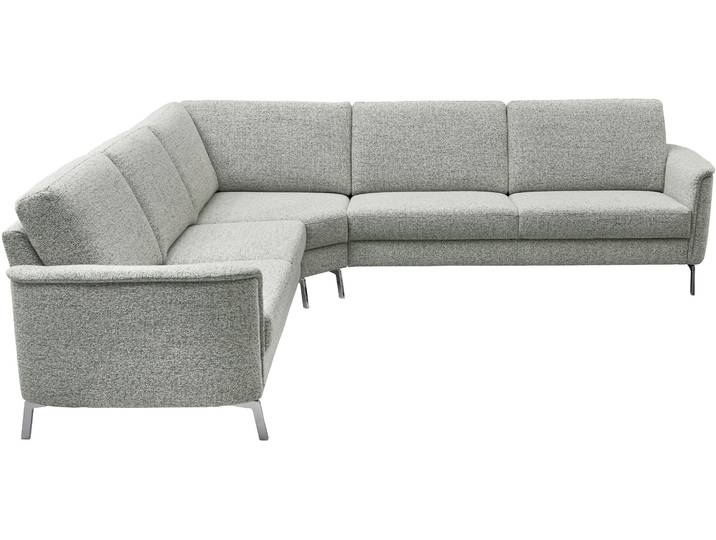 Ecksofa HOME AFFAIRE Solvaro, optional motorischer Sitzvorzug, Breite 283 cm , grau (turtle), B:283cm H:85cm T:263cm, 76% Polyacryl, 24% Polyester, Sofas, Ecksofa, Saugroboter-tauglich, hochwertige Details & sorgfältige Verarbeitung