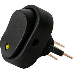 HP Autozubehör 28471 Kfz-Wippschalter 12 V 16 A 1 x Aus/Ein rastend 1 St. Piece