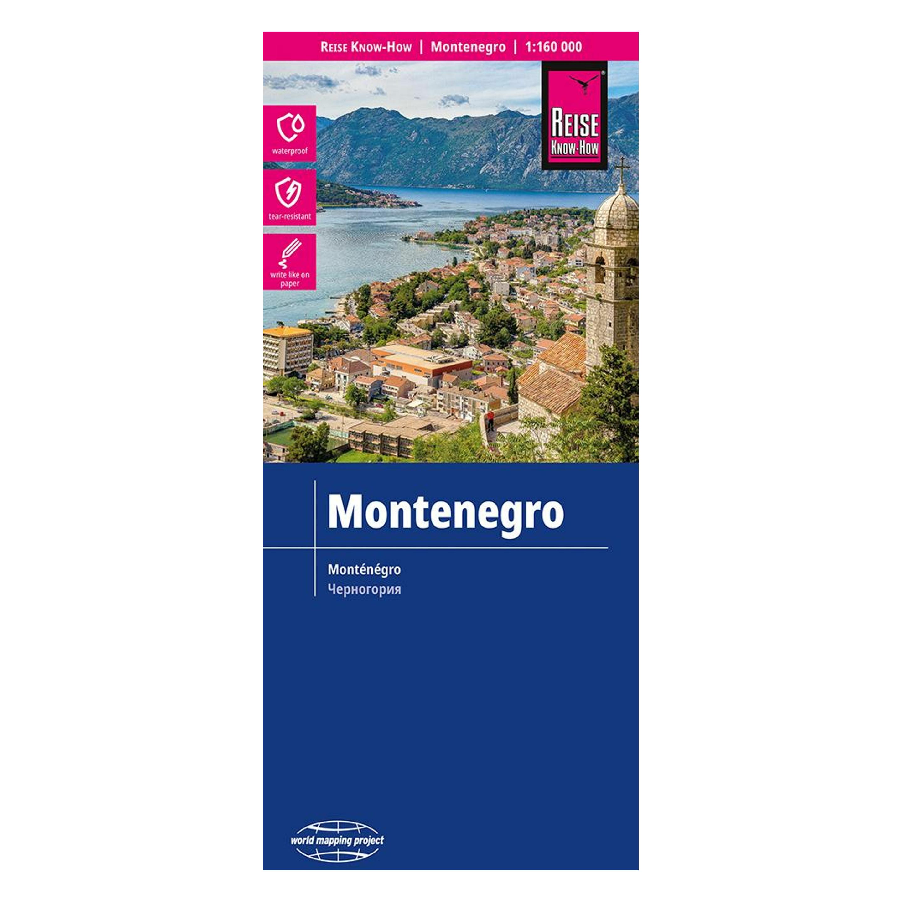 Reise Know-How Landkarte Montenegro (35180899)