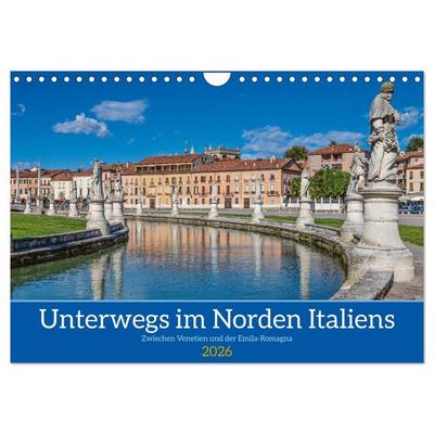 Unterwegs in Norditalien (Wandkalender 2026 DIN A4 quer), CALVENDO Monatskalender