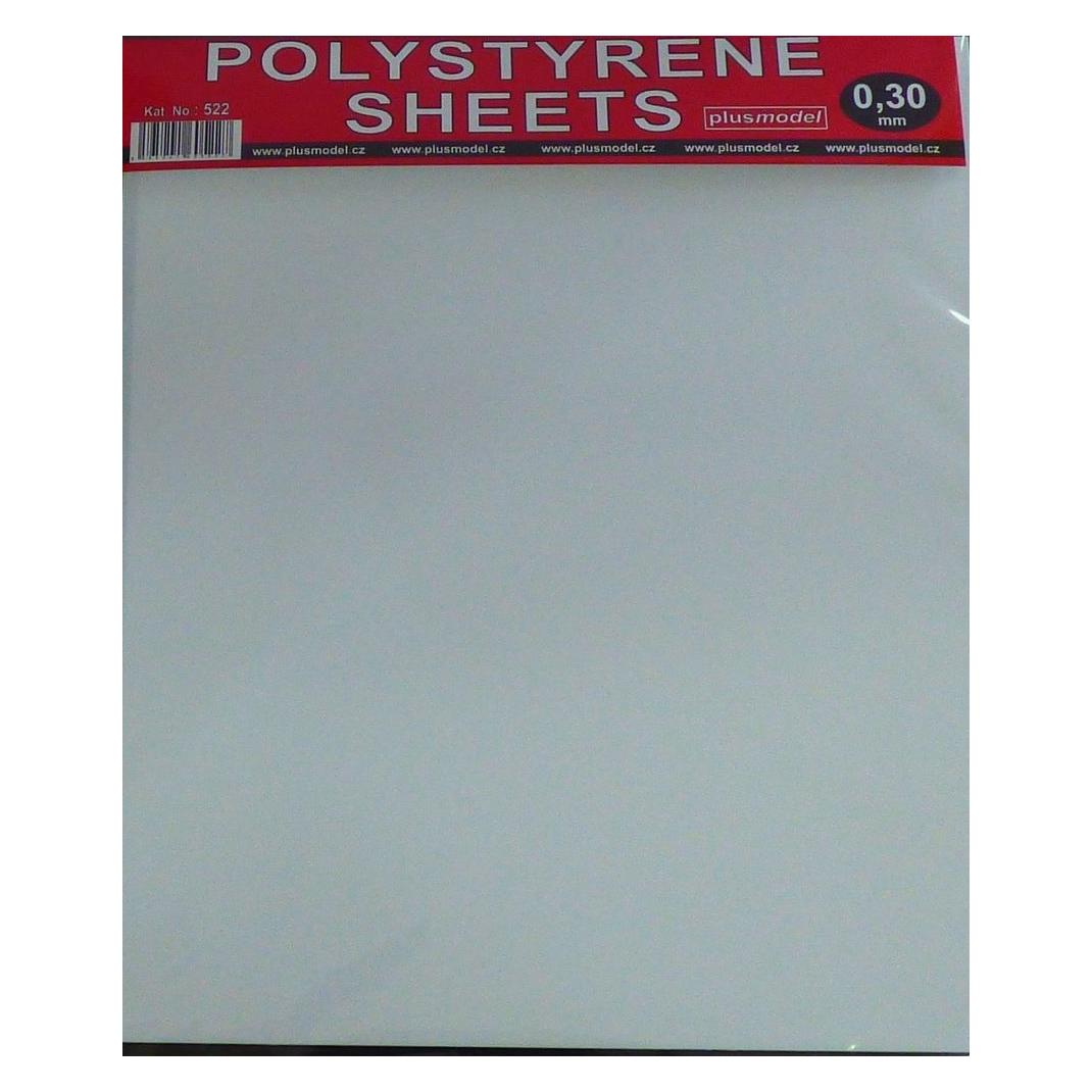 Plus Model Polystyrene sheets 0,3mm (23798675)