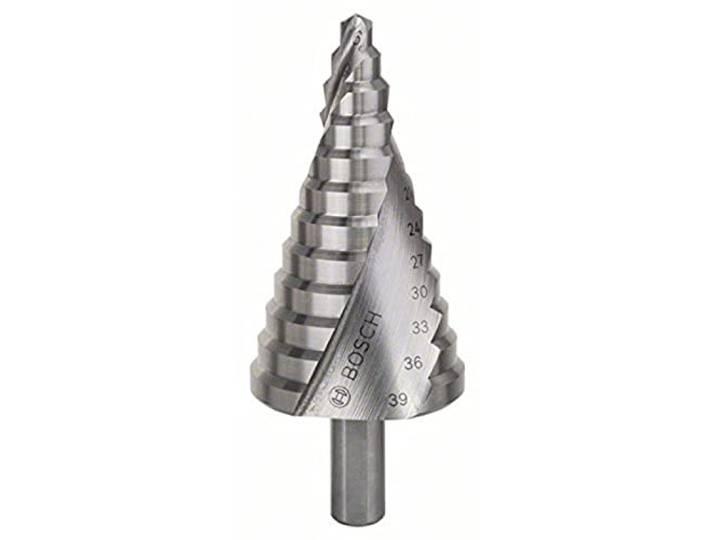 Bosch Accessories 2608597518 Fraise étagée queue 3 pans Longueur 50 mm Exécution HSS Argent
