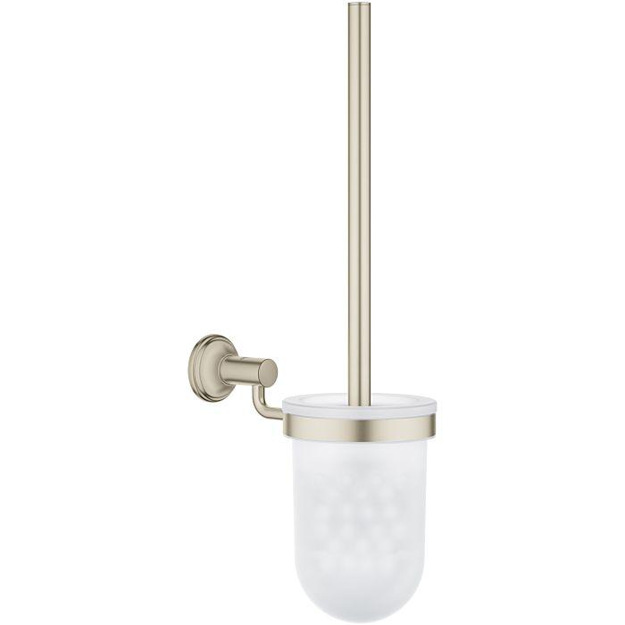 Grohe Essentials Authentic WC-Bürstengarnitur 40658EN1, brushed Nickel, Wandmodell