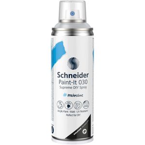 Schneider Klarlack Paint-It 030 Supreme, 200 ml, matt, für Holz, Metall, Kunststoff, Acrylspray