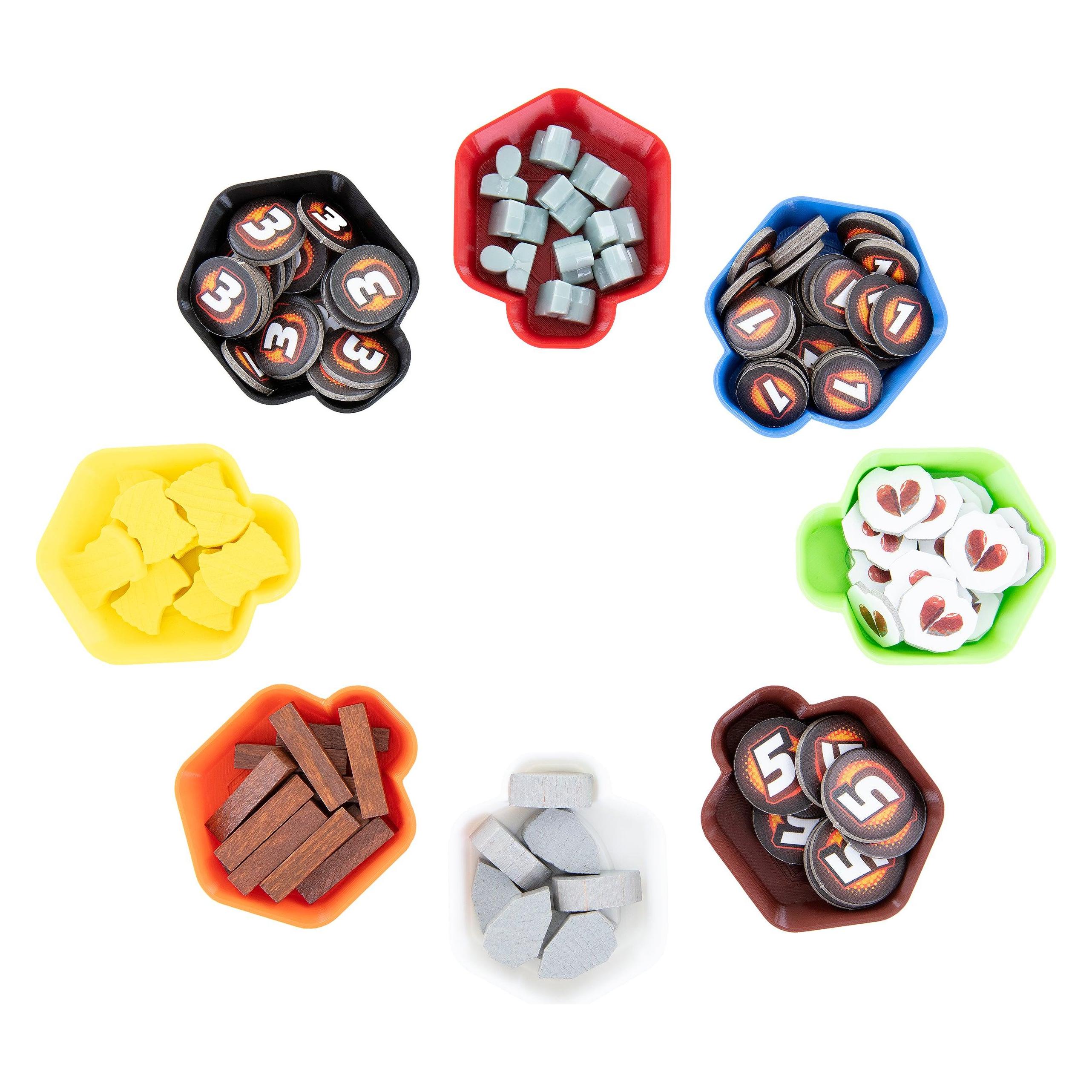 Feldherr 3D14SET - 16er Set Token-Tray SHELL Mini (Kunststoff) (3D14SET)