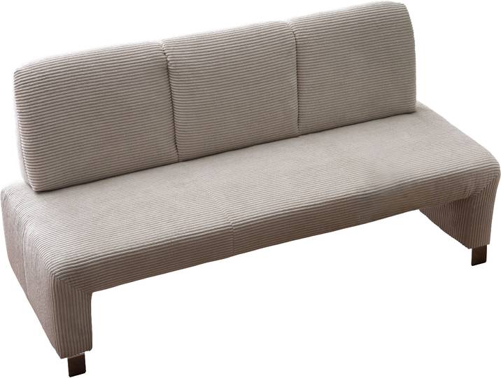 exxpo - sofa fashion Intenso, Sitzbank, Breite 182 cm, wahlweise in Leder oder Textil hohe Bodenfreiheit, frei im Raum stellbar, hoher Sitzkomfort
