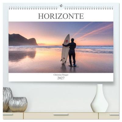 Horizonte (hochwertiger Premium Wandkalender 2027 DIN A2 quer), Kunstdruck in Hochglanz