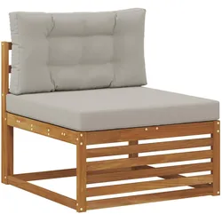 vidaXL, Gartenlounge, Stefani (Holzrahmen mit Kaffeeseil)
