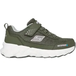 SKECHERS Kinder Lifestyle-Sch. nieder Ki WATERPROOF GORE & STRAP SNEAKER, Größe 30 in Grün Grün