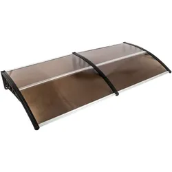 HC Home & Living XXL Design-Vordach, aus Polycarbonat ca. 200 x 100 cm - Anthrazit
