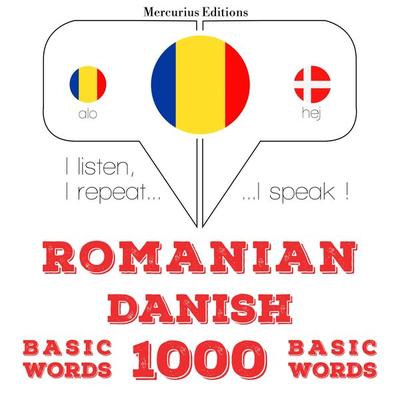 Daneză - Romania: 1000 de cuvinte de bază - JM Gardner, Audio, 9782821144361