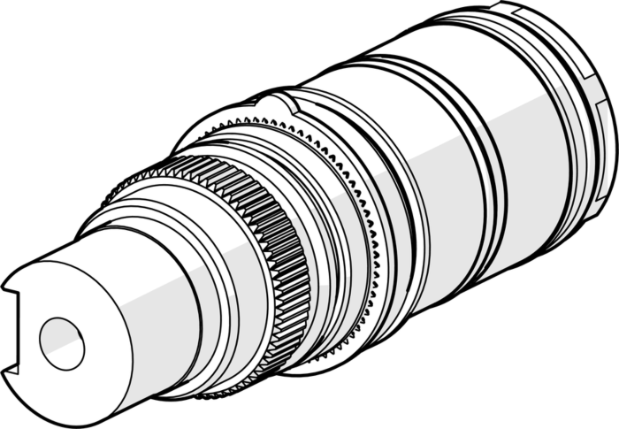 Hansa Tempra Regelteil AP 1/2" Niro 59913543 G1/2