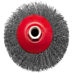 Vago-Tools 6x Rundbürste 115mm gewellt Winkelschleifer