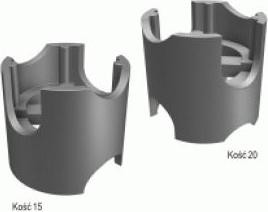 Kunststof puntbeschermers voor schoenen type LAUF - SL S42493 maten 35/40/45/50