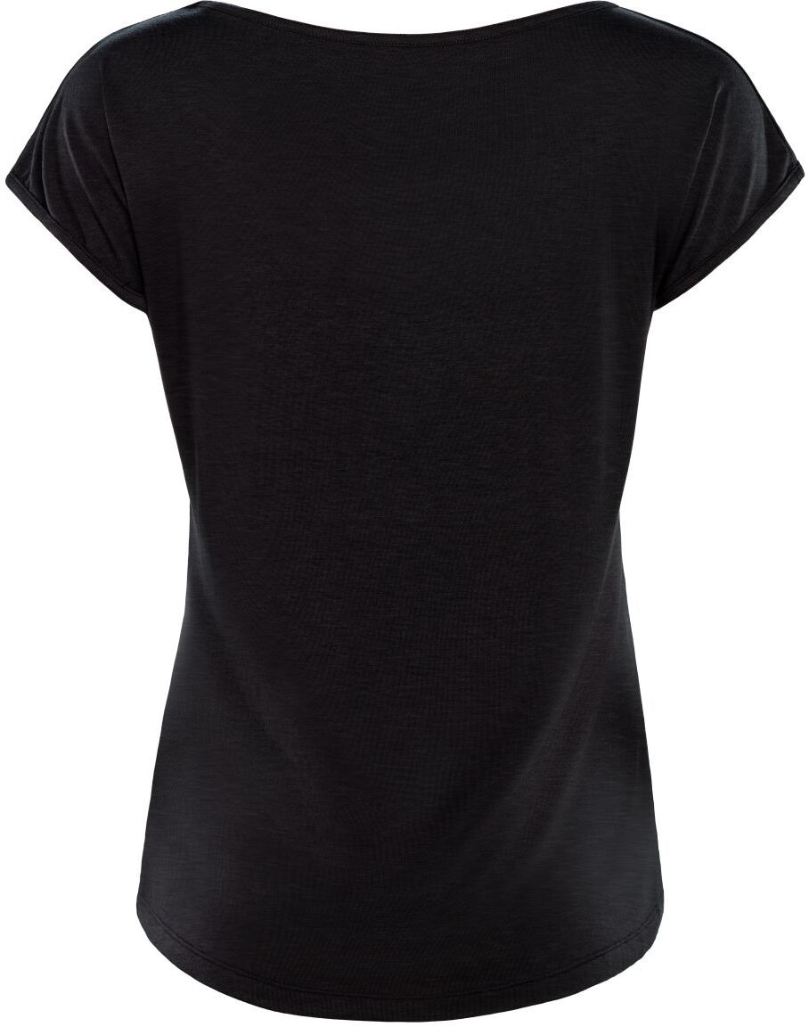 T-Shirt WINSHAPE "BAMT002", Damen, Gr. L, schwarz, 95% Viskose, 5% Elasthan, Rundhals, Shirts T-Shirt, Seidig weiches Bambusgewebe schwarz L