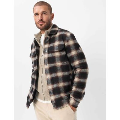 Sweatjacke BRAX "Style SANTIAGO", Herren, Gr. XL (54), braun, Web, 77% Polyester, 23% Wolle, Sweatjacken Sweatjacke