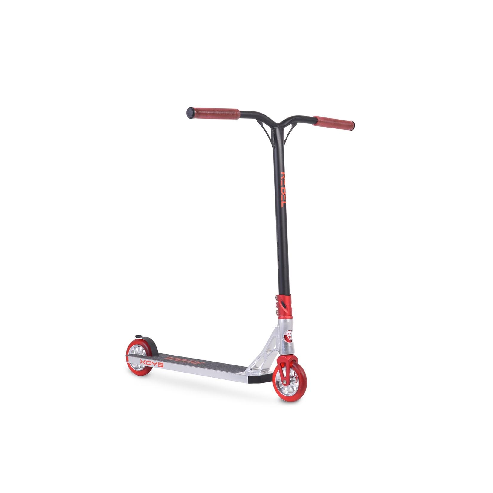 Byox Kinderroller Rebel, Aluminium, ABEC-9 Lager, Stahllenker, PU Räder, Bremse rot