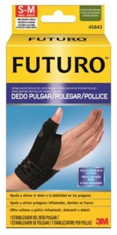 Futuro Schwarzes Daumenarmband S/M