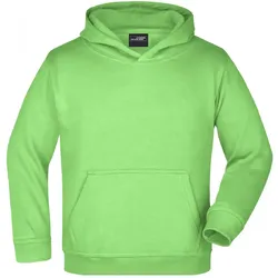 Kinder Kapuzensweatshirt "JN047K" - S - lime-green
