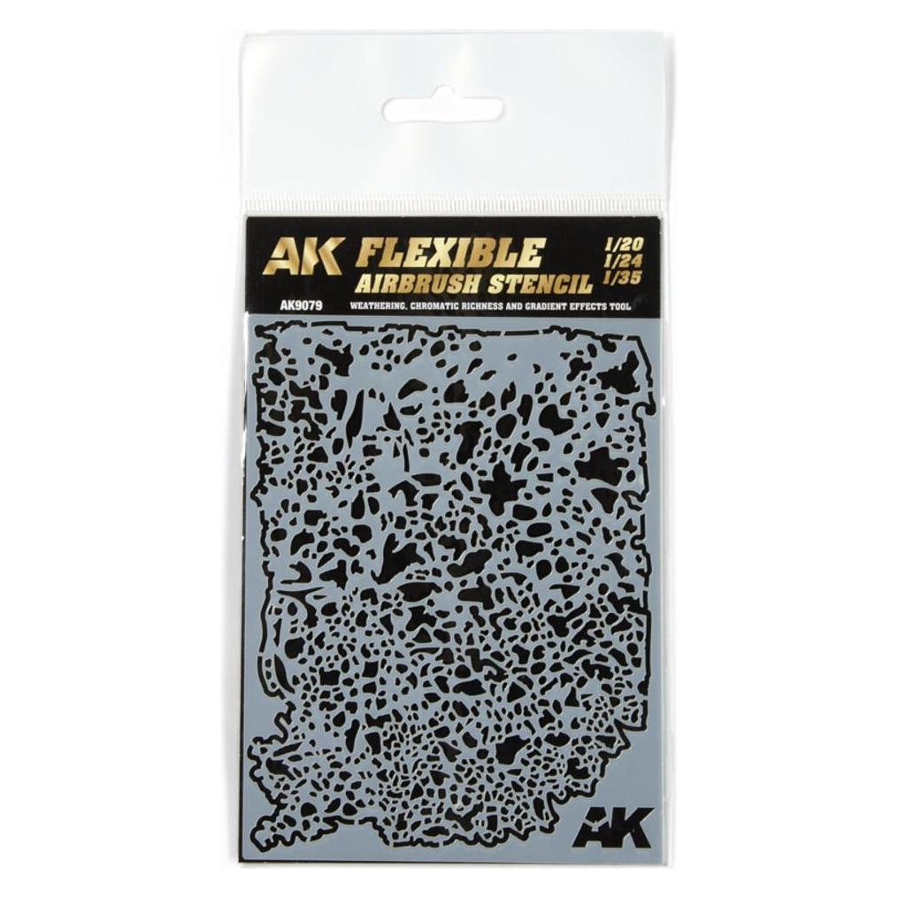 AK Interactive Flexible Airbrush Stencil 1/20 - 1/24 - 1/35 (AK9079)