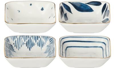 Lenox Blue Bay 4-Piece Stacking Dip Bowl Set