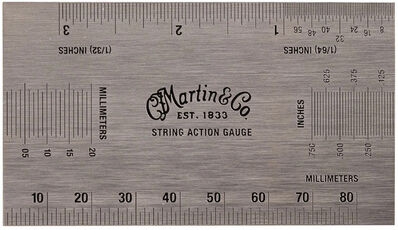 Martin Guitar String Action Gauge
