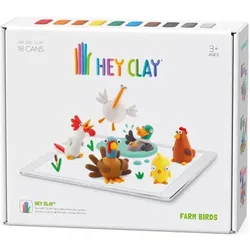 Tm, Modelliermasse, Hey Clay Plastic Mass Farm Vögel 18009CEE