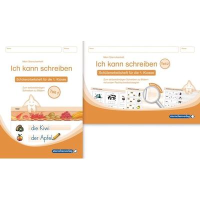 Ich kann schreiben Teil 1 und 2 im Set - Schülerarbeitshefte für die 1. Klasse, Taschenbuch von Sternchenverlag GmbH, Sternchenverlag,