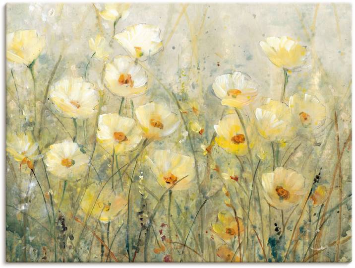 Artland Sommer in voller Blüte I Blumenwiese 1 Stk. tlg. als Alubild, Leinwandbild, Poster in verschied. Grössen