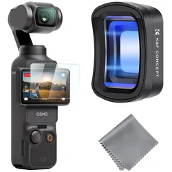K&F Concept 1.2x Anamorphic Filter, Action Cam Zubehör, Transparent