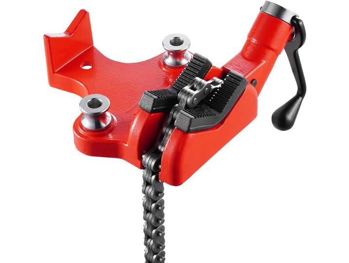 VEVOR Kettingklem Buisklem Kettingspanapparaat 6\,35-152\,4mm\, Rood-Zwart