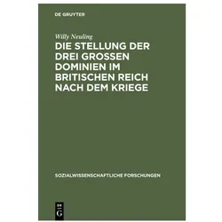 Neuling:Die Stellung der drei grossen D, Sachbücher von Willy Neuling