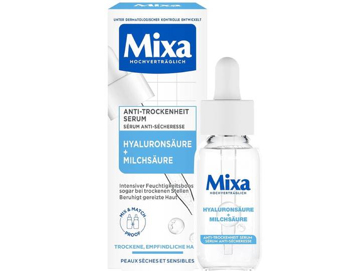 Mixa Sérum Concentré Hydratant Acide Hyaluronique et Acide Lactique 30 ml