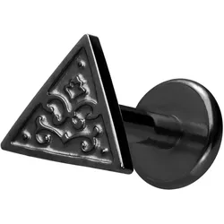 Titan Labret mit Innengewinde DREIECK