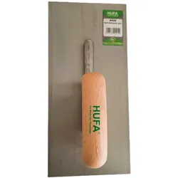 Hufa Glättekelle Stahl Holzgriff 280mm x 130mm ohne Zahnung