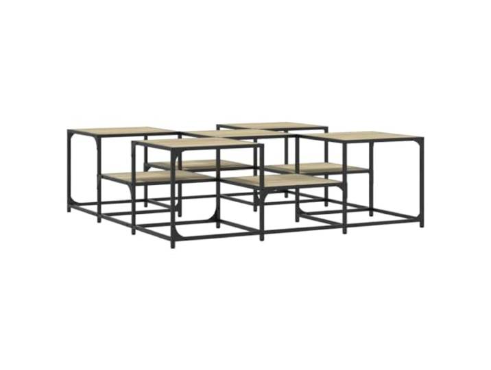 HKLGBVCR Couchtisch, quadratisch, Dub Sonoma, 121 x 121 x 40 cm, Holz