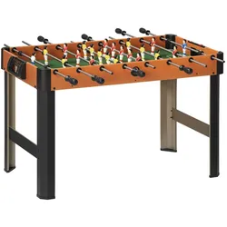 HOMCOM Tischkicker Kickertisch inkl 22 Kicker 2 Bälle Rutschfest Griffe